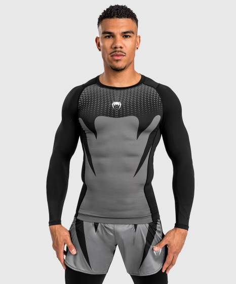 VENUM ATTACK Rashguard, Hosszú ujjú, Fekete/Szürke