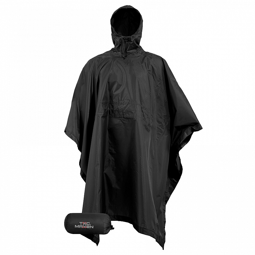 PENTAGON Thunder poncho, Fekete